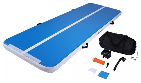 GORILLA SPORTS® Tapis de gym gonflable AirTrack pour usage intérieur et extérieur - Taille : 500 CM