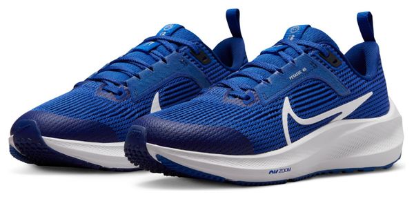 Nike Air Zoom Pegasus 40 Scarpe da corsa per bambini Blu Bianco