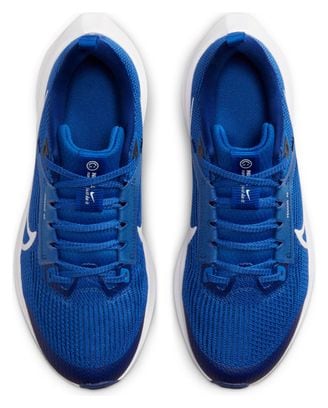 Nike Air Zoom Pegasus 40 Childrens Running Shoes Blue White
