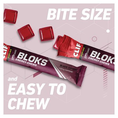 Barretta Clif Bloks Energy Gums (6 Gums) Black Cherry 60g