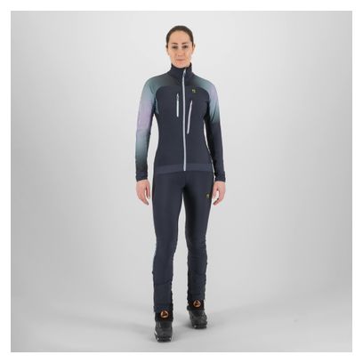 Veste Softshell Karpos Alagna 2.0 Gris/Violet Femme