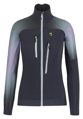 Veste Softshell Karpos Alagna 2.0 Gris/Violet Femme