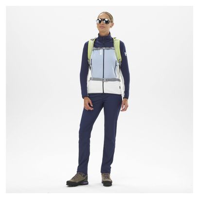 Women's Millet Fusion Grid Fleece Blue/White