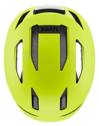 Uvex Urban Planet LED Helmet in Lime Green