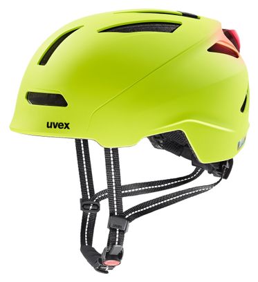 Uvex Urban Planet LED Helmet in Lime Green