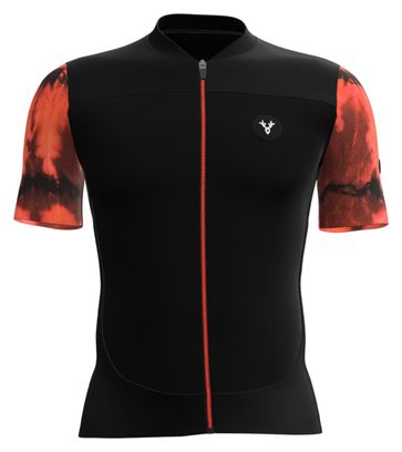 LeBram Ventoux Élément Kurzarmtrikot Orange Schwarz