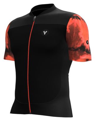 LeBram Ventoux Élément Kurzarmtrikot Orange Schwarz