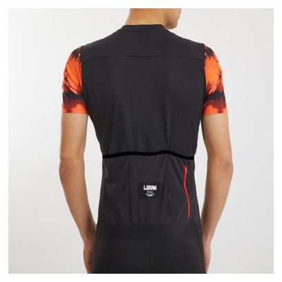 LeBram Ventoux Élément Kurzarmtrikot Orange Schwarz