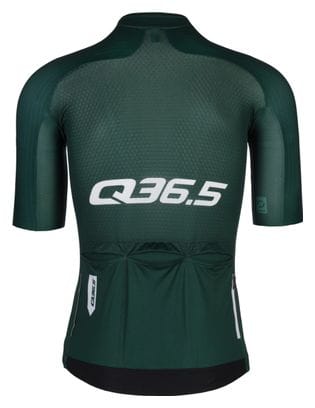Q36.5 Gregarius Pro Signature Short Sleeve Jersey Green/White