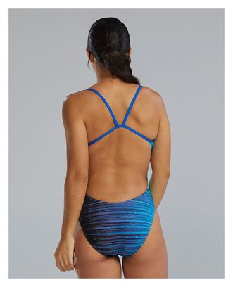 Tyr Durafast Elite Speedwarp Cutoutfit Badpak Blauw Dames
