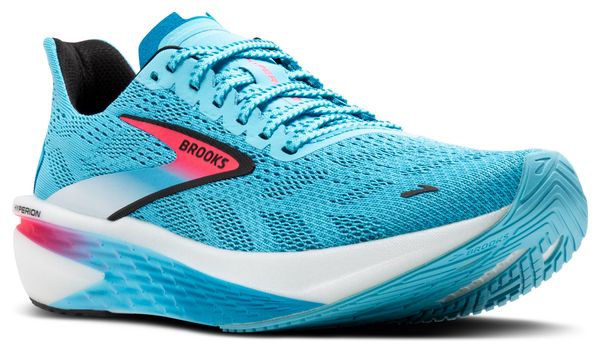 Chaussures Running Brooks Hyperion 2 Bleu/Rose Femme