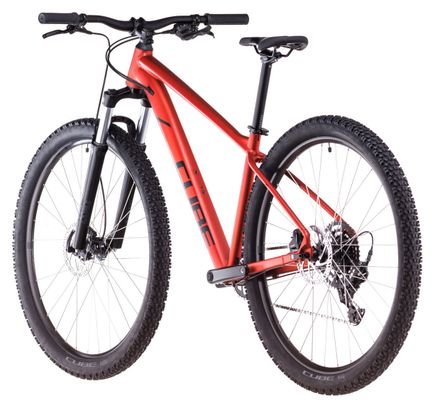 VTT Semi-Rigide Cube Aim Pro Shimano Cues 9V 29'' Rouge Orange Fire 2025