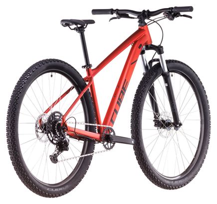 VTT Semi-Rigide Cube Aim Pro Shimano Cues 9V 29'' Rouge Orange Fire 2025