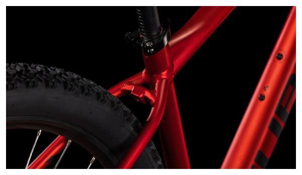 VTT Semi-Rigide Cube Aim Pro Shimano Cues 9V 29'' Rouge Orange Fire 2025