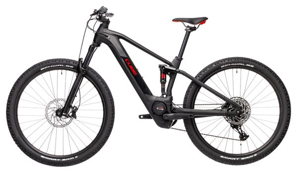 Cube Stereo Hybrid 120 Pro 500 Electric Full Suspension MTB Sram SX Eagle 12S 500 Wh 29'' Black Red 2021