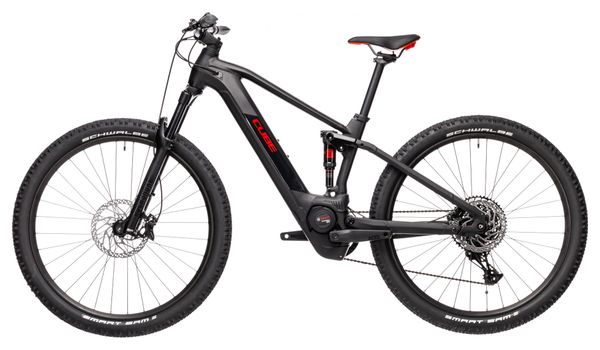 Cube Stereo Hybrid 120 Pro 500 Elektrische Vollfederung MTB Sram SX Eagle 12S 500 Wh 29'' Schwarz Rot 2021