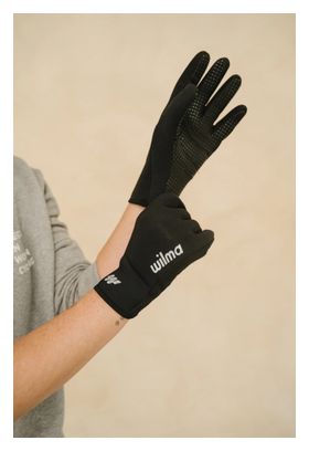 Guantes largos de invierno para mujer Wilma Carla Negro