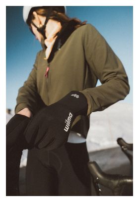 Guantes largos de invierno para mujer Wilma Carla Negro