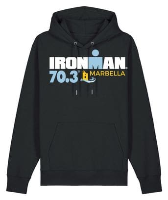 Pull à Capuche Homme Marbella – Noir, Coton, Taille M, Sweat à Capuche épais