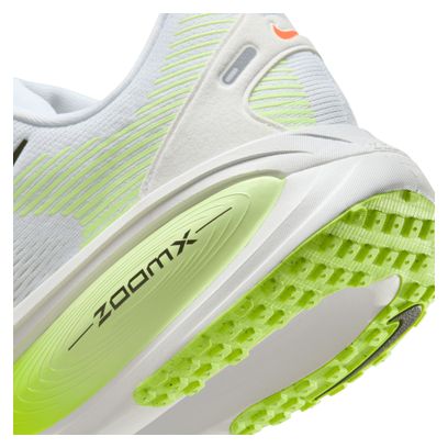 Chaussures Running Nike Vomero 18 Blanc/Vert Homme