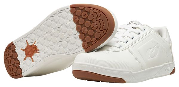 O'Neal Gepinte Platte Schoenen Wit