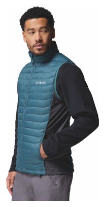 Columbia Hybride Powder Pass Blauw Mouwloos Jasje 