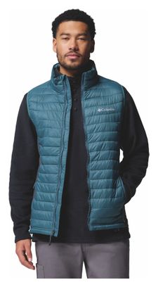 Columbia Hybride Powder Pass Blauw Mouwloos Jasje 