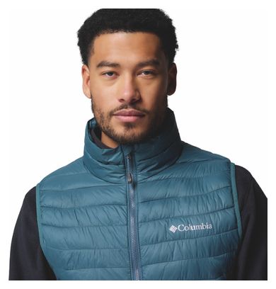 Columbia Hybride Powder Pass Blauw Mouwloos Jasje 