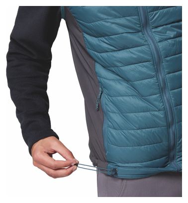 Columbia Hybride Powder Pass Blauw Mouwloos Jasje 