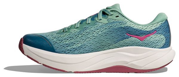 Chaussures Running Hoka Rincon 4 Vert/Bleu/Rose Enfant