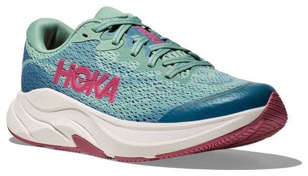 Chaussures Running Hoka Rincon 4 Vert/Bleu/Rose Enfant