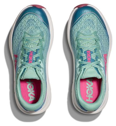 Chaussures Running Hoka Rincon 4 Vert/Bleu/Rose Enfant