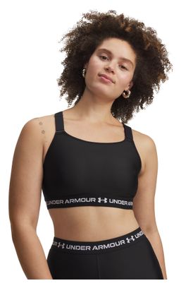 Brassière Under Armour HeatGear Maintien Élevé Noir Femme