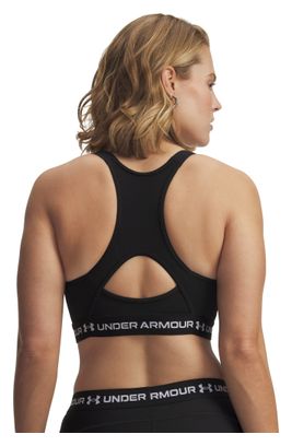 Brassière Under Armour HeatGear Maintien Élevé Noir Femme