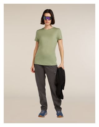 Maglietta tecnica Icebreaker 150 Tech Lite verde da donna