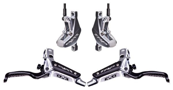 TRP DH-R Evo 4 Pistons Brakes Set (without disc) Silver