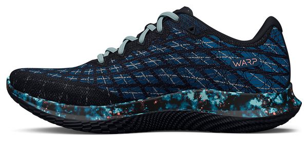 Under Armour Flow Velociti Wind 2 Dark Sky Distance Black Blue Women's Running Shoes