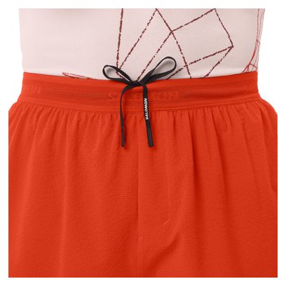 Pantaloncini corti Salomon Sense Aero 3in Rosso Uomo