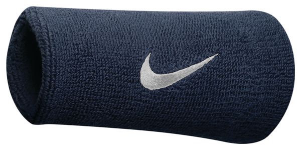 Bandeaux éponge Poignet Nike Swoosh Bleu (Paire)