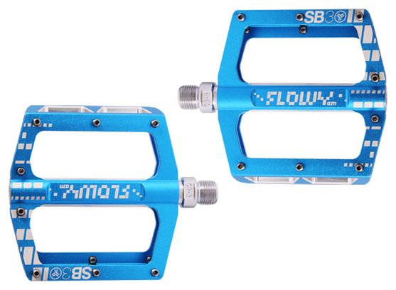 SB3 Flowy AM Flat Pedals Blue