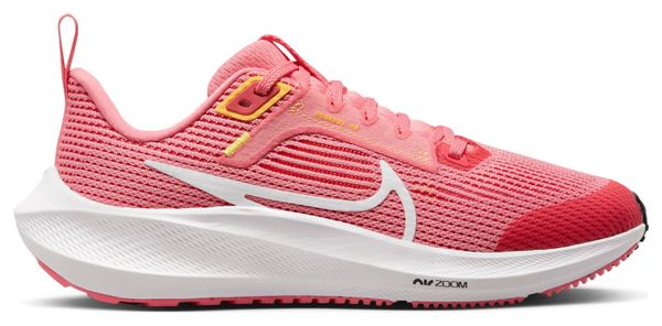 Nike Air Zoom Pegasus 40 Pink White Childrens Running Shoes