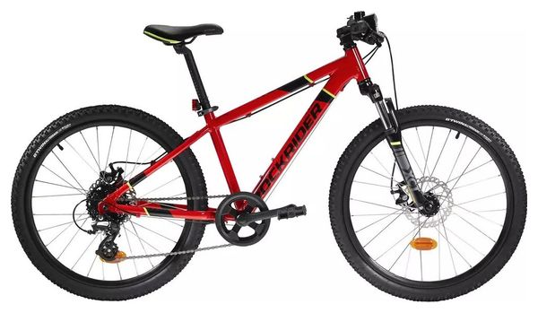 ROCKRIDER ST 900 MTB para niños de 24''; 9-12 años Rojo