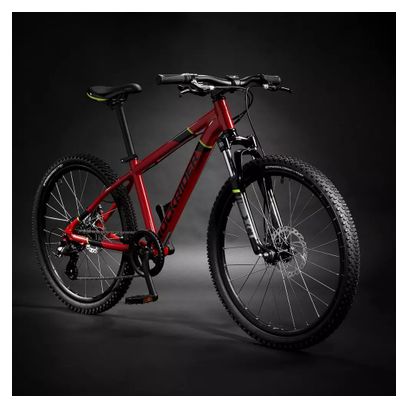 MTB per bambini ROCKRIDER ST 900 24'' 9-12 anni Rosso