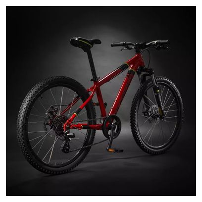 VTT enfant ROCKRIDER ST 900 24'' 9-12 ans Rouge