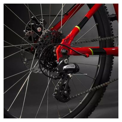 ROCKRIDER ST 900 24''kids MTB 9-12 years Red