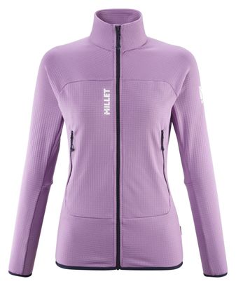 Millet Fusion Grid Fleece Purple da donna