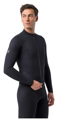 Maglia a maniche lunghe Castelli Thermowoven nera da uomo