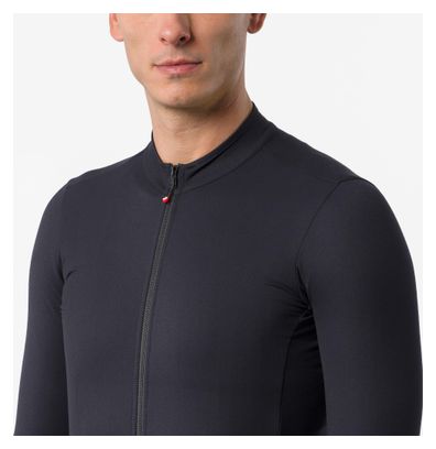 Maglia a maniche lunghe Castelli Thermowoven nera da uomo