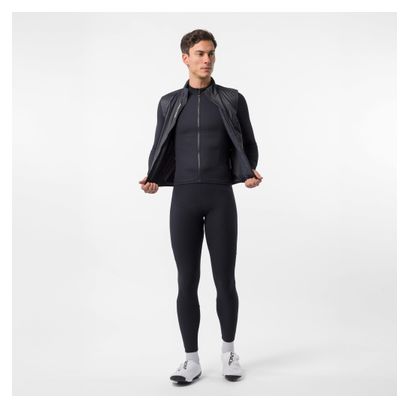 Maglia a maniche lunghe Castelli Thermowoven nera da uomo