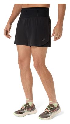 Pantalones cortos Asics Fujitrail Elite negros para hombre
